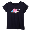 Miniatyrbillede 1 af 2: T-shirts 4F JTSD015A Sort 134 - 139 cm