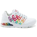 Miniatyrbillede 3 af 7: Sneakers low Skechers Uno 2 Floating Hvid,Rød 36.5