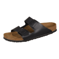 Miniatyrbillede 1 af 5: Tøffel Birkenstock Arizona Leder Sort 48