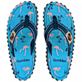 Miniatyrbillede 2 af 4: Flip-flops Gumbies Islander Flamingo Island Blå 36