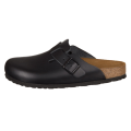 Miniatyrbillede 2 af 5: Træsko Birkenstock Boston Leder Sort 46