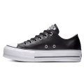Pikkukuva 6 / 6: Converse Chuck Taylor All Star Lift Clean Leather Low Top Mustat 37.5