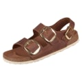 Miniatyrbillede 1 af 5: Sandaler Birkenstock Milano Big Buckle Brun 38