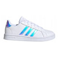 Miniatyrbillede 1 af 6: Sneakers low Adidas Grand Court K Hvid,Turkis 36 2/3