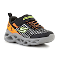 Miniatyrbillede 1 af 7: Sneakers low Skechers S Lights Sort,Orange 27.5