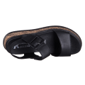 Miniatyrbillede 4 af 5: Sandaler Rieker W080000 Sort 38