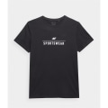 Miniatyrbillede 1 af 2: T-shirts 4F TSHM539 Sort 173 - 176 cm/S