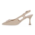 Miniatyrbillede 3 af 5: Pumper Nero Giardini 453 Nappa Pandra Lino Beige 37