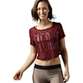 Pikkukuva 1 / 2: T-paidat Reebok Cardio Mesh Tee Tummanpunainen 158 - 163 cm/XS