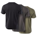 Miniatyrbillede 3 af 4: T-shirts Magnum Basic Sort,Grøn,Grå 178 - 182 cm/M
