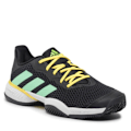 Miniatyrbillede 1 af 6: Sneakers low Adidas Barricade K Clay Sort 35.5