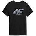 Miniatyrbillede 1 af 2: T-shirts 4F M309 Sort 176 - 179 cm/M