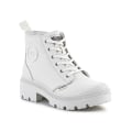 Miniatyrbillede 1 af 7: Sko Palladium Pallabase Leather White black M Hvid 41