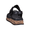 Miniatyrbillede 3 af 5: Sandaler Rieker W080000 Sort 41