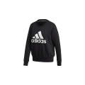 Pikkukuva 1 / 4: Puserot je Fleecet Adidas W Bos Crewsweat Mustat 152 - 157 cm/XS