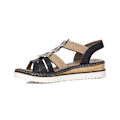 Miniatyrbillede 3 af 10: Sandaler Rieker 679L416BL Sort 37