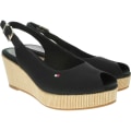 Miniatyrbillede 2 af 6: Sandaler Tommy Hilfiger Iconic Elba Sling Back Wedge Sort 41
