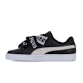 Pikkukuva 3 / 3: Puolikengät Puma Basket Heart Safari DE Mustat 37.5