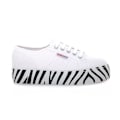 Miniatyrbillede 1 af 3: Sneakers low Superga Outsole Lettering Hvid,Sort 36