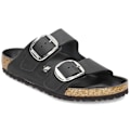 Miniatyrbillede 1 af 6: Tøffel Birkenstock Arizona Big Buckle Sort 36