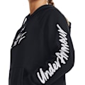 Pikkukuva 5 / 5: Puserot je Fleecet Under Armour Ua Rival Fleece Graphic Hdy Mustat 158 - 162 cm/XS