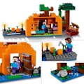 Miniatyrbillede 3 af 6: LEGO® Minecraft 21248 Græskarfarm, Huslegetøj med Steve og Witch Minifigurer Flerfärgad