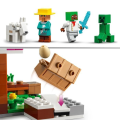 Miniatyrbild 4 av 6: LEGO® 21184 Minecraft bageriet, byleksak, ranka, svärd och djurminifigurer, födelsedagspresent från 8 år gammal Flerfärgad