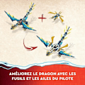 Miniatyrbild 6 av 6: LEGO® NINJAGO 71796 Elemental Dragon vs. Empress Mech, stor leksak Flerfärgad