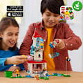 Pikkukuva 4 / 4: LEGO 71407 Super Mario Frozen Tower ja Peach Cat -asujen laajennussetti, rupikonnahahmo, linnalelu, 8-vuotiaat lapset Flerfärgad