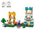 Miniatyrbillede 2 af 6: LEGO® Minecraft 21249 Building Box 4.0, 2-i-1 legetøj med Steve, Creeper og Zombie minifigurer Flerfärgad