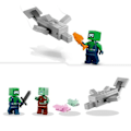 Miniatyrbild 4 av 6: LEGO® Minecraft 21247 Axolotlhuset, leksaker för barn med zombie, delfiner och fiskar Flerfärgad