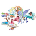 Miniatyrbillede 2 af 4: PLAYMOBIL - 71246 - Prinsesser - Vogn og bevinget hest - 101 stykker - Magi Flerfärgad