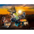 Miniatyrbillede 3 af 6: PLAYMOBIL - 70627 - Dino Rise - Triceratops og soldater - Dinosaur med projektiler og netkanon - 40 stk. Svart