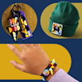 Miniatyrbillede 4 af 6: LEGO® DOTS - Hogwarts tilbehørssæt - Harry Potter - 4 støtter til personliggørelse - 225 dekorerede fliser Flerfärgad