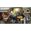 Miniatyrbillede 2 af 6: PLAYMOBIL - 70627 - Dino Rise - Triceratops og soldater - Dinosaur med projektiler og netkanon - 40 stk. Svart