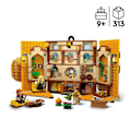 Pikkukuva 3 / 6: LEGO® Harry Potter 76412 Hufflepuff House Crest - Lelu minihahmoilla ja Tylypahkan linnan koristeella Vit