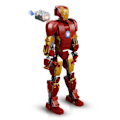 Pikkukuva 4 / 6: LEGO 76206 Marvel Iron Man nivelpanssari, Avengers-lelu, Iron Man -hahmo, Age of Ultron -elokuva, Infinity, lapset 9 vuotta Flerfärgad