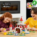 Pikkukuva 4 / 4: LEGO 71408 Super Mario Peach's Castle -laajennussetti, Castle Fort -lelu, Bowser, Toadette-figuuri, 8-vuotias lapsi Flerfärgad