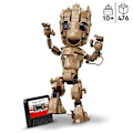 Miniatyrbillede 2 af 6: LEGO 76217 Marvel Mit navn er Groot, Marvel Toy og Baby Groot Figur, Guardians of the Galaxy 2-film, børn fra 10 år og opefter Flerfärgad
