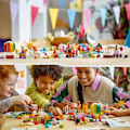 Pikkukuva 6 / 6: LEGO® Classic 11029 Creative Party Box, jossa on 12 minipalikkalelua: Yksisarvinen, Klovni Flerfärgad