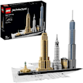 Miniatyrbillede 1 af 4: LEGO® Architecture - New York - Frihedsgudinden - Miniature modelsæt - 598 dele Beige