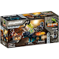 Miniatyrbillede 1 af 6: PLAYMOBIL - 70627 - Dino Rise - Triceratops og soldater - Dinosaur med projektiler og netkanon - 40 stk. Svart