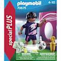 Pikkukuva 3 / 4: PLAYMOBIL - 70875 - Jalkapalloilija - Erikois Plus -hahmo lisävarusteineen Blå