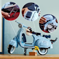 Pikkukuva 3 / 6: LEGO® Icons 10298 Vespa 125, aikuisten skootterikokoelma Flerfärgad