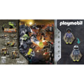 Miniatyrbillede 4 af 6: PLAYMOBIL - 70627 - Dino Rise - Triceratops og soldater - Dinosaur med projektiler og netkanon - 40 stk. Svart