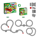Miniatyrbillede 5 af 6: LEGO® DUPLO Bytogskinner Byggesæt - Circuit med rød actionklods