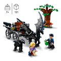 Pikkukuva 2 / 6: LEGO® 76400 Harry Potter Lavavaunu ja Tylypahkan Thestrals, lelu ja minihahmo hevosista ja vaunuista 7-vuotiaasta alkaen Flerfärgad