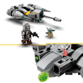 Pikkukuva 3 / 6: LEGO® Star Wars 75363 Mandalorian N-1 Fighter Microfighter, Boba Fettin kirja -lelu Yoda-vauvahahmolla Vit