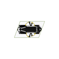 Miniatyrbillede 6 af 6: COBI 2266 Byggeklodser Sort