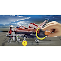 Pikkukuva 3 / 6: PLAYMOBIL - 70832 - Air Stuntshow Jet "Aigle" - Taitettava - Lapsi - 726g